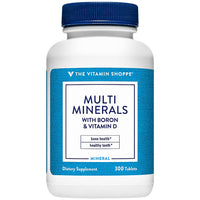 Thumbnail for The Vitamin Shoppe Multi Minerals with Boron & Vitamin D, Formulated with Trace Minerals, Supports Healthy Bones (300 Tablets)