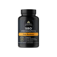 Thumbnail for Ancient Nutrition Probiotics, SBO Probiotics Gut Restore 60 Ct, Promotes Gut Health, Digestive and Immune Support, Gluten Free, Ancient Superfoods Blend, 25 Billion CFUs* Per Serving