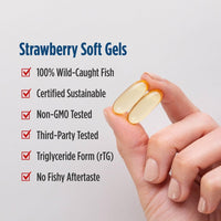 Thumbnail for Nordic Naturals DHA Xtra, Strawberry - 60 Soft Gels - 1660 mg Omega-3 - High-Intensity DHA Formula for Brain & Nervous System Support - Non-GMO - 30 Servings
