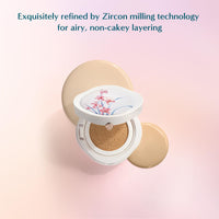 Thumbnail for FLORASIS Flawless Jade Breathable Longwear Cushion Foundation (Ode to Embroidery) (N25 Rippling Lotus, 1 Count)