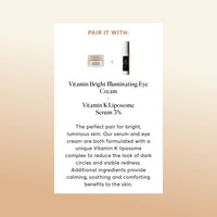Thumbnail for Naturium Vitamin Bright Illuminating Eye Cream, Under Eye Repair Cream for Dark Circles, with Vitamin K, Phyto-Complex, & Mineral Pigments, Medium/Deep, 0.5 oz