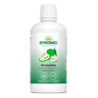 Thumbnail for Dynamic Health Graviola Blend, Mangosteen, Nopal and Aloe, 100% Organic, No Additives, Immune System Support, Antioxidant, Vegan, Gluten Free, Non-GMO, 32 Fl oz