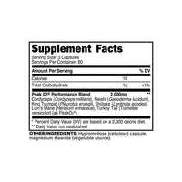 Thumbnail for Primaforce Peak O2 Performance Mushroom Powered Oxygen Absorption Booster (180 Capsules) (2,000 mg Per Serving, 60 Servings) - Athletic Performance Supplement, Ultimate Mushroom Blend