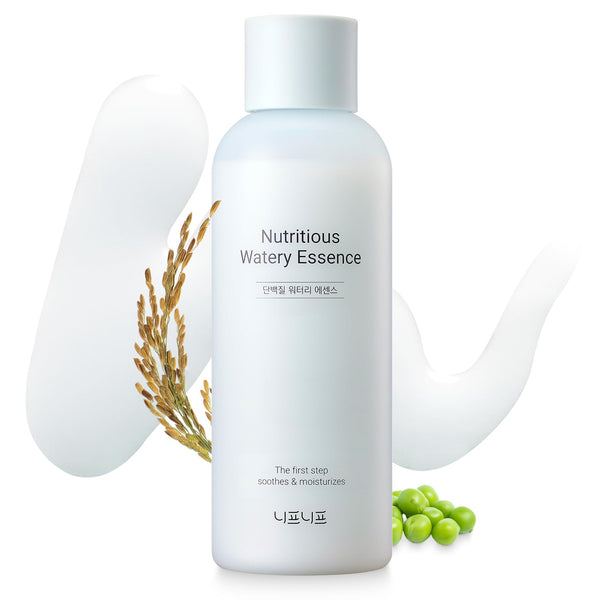 NEAF NEAF Nutritious Watery Essence, All-in-one Power Plant-Protein Toner for Soothing and Hydrating, Gentle Exfoliation, CICA Calming, Niacinamide, Korean Skincare, Glass Skin (180ml / 6.08 fl.oz.)