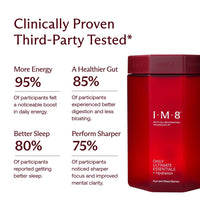 Thumbnail for IM8 Daily Ultimate Essentials All-in-One Multivitamin Supplement (30 Servings, Starter Kit - Scoop + Tumbler Included)