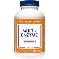 Thumbnail for The Vitamin Shoppe Digestive Enzymes - Complete Multi-Enzyme Formula | Protein Fat Carb Digestion | 300 Tablets | Plant-Based