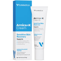 Thumbnail for VitaMedica Arnica Cream - Arnica Montana + Vitamin K Oxide Bruise Cream - Sensitive Skin Formula - Undereye - 0.5 ounces