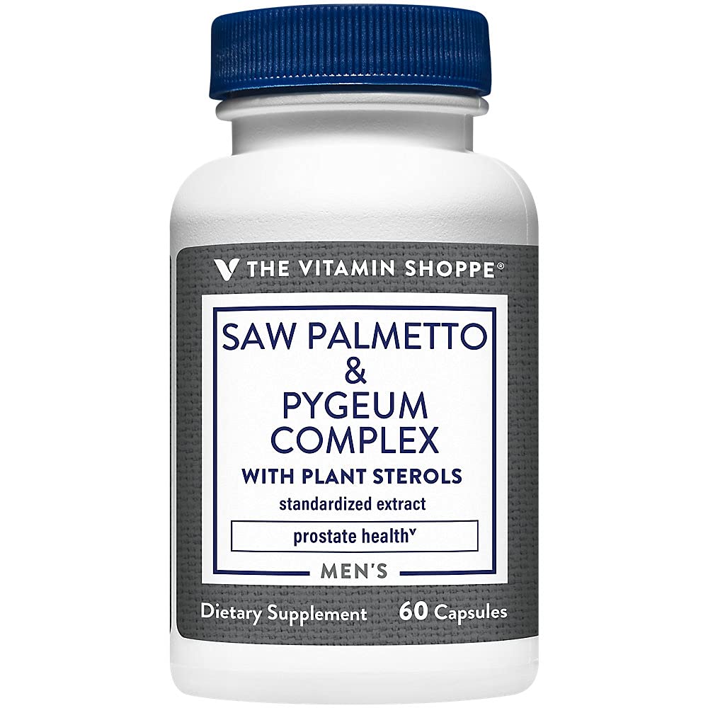 The Vitamin Shoppe Saw Palmetto & Pygeum Complex (60 Capsules)