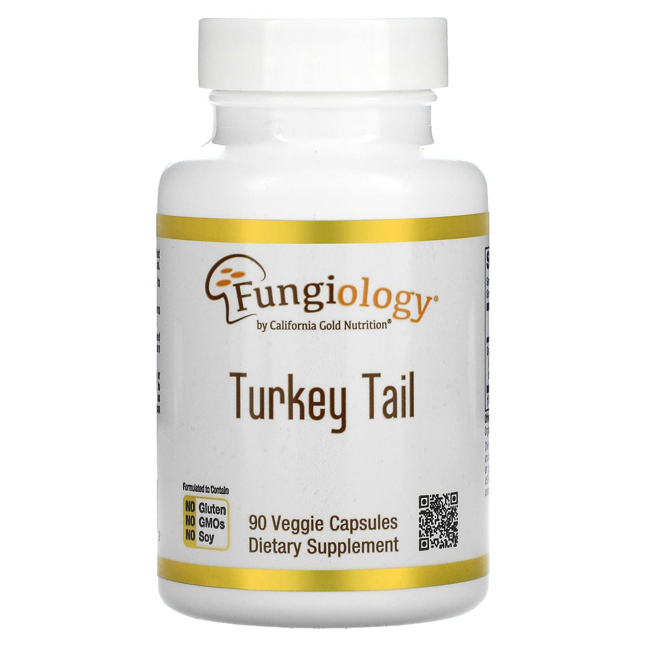 California Gold Nutrition Full-Spectrum Turkey Tail, 90 Plantcaps