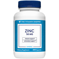 Thumbnail for The Vitamin Shoppe Zinc 50mg per Serving (300 Capsules)