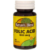 Thumbnail for Folic Acid 1000 mcg 1Vitamin 000 mcg 100 Tabs