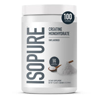 Thumbnail for Isopure 100% Pure Creatine Monohydrate Powder, Sugar Free, Unflavored, 5g Creatine Monohydrate Per Serving, 1.1 Lbs, 100 Servings (Packaging May Vary)