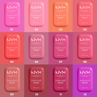 Thumbnail for NYX PROFESSIONAL MAKEUP Buttermelt Powder Blush, Fade and Transfer-Resistant Blush, Up to 12HR Make Up Wear, Vegan Formula - Sooner The Butta