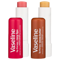 Thumbnail for Vaseline Lip Therapy Variety 4-Pack – Rosy Lips + Cocoa Butter Moisturizing Lip Balm with Vitamin E, 0.16 Oz Ea