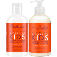 Thumbnail for SheaMoisture Kids Mango & Carrot Shampoo and Conditioner Set w/Orange Blossom Extract, Strengthening Hair Products for Kids