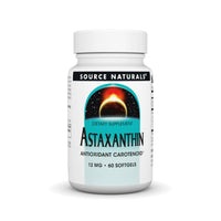 Thumbnail for Source Naturals Astaxanthin, Antioxidant Carotenoid, 12mg - 60 Softgels