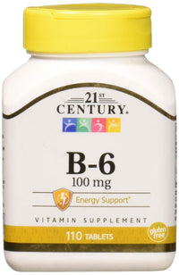 Thumbnail for 21st Century Vitamin B-6 100 Mg, 110 Count