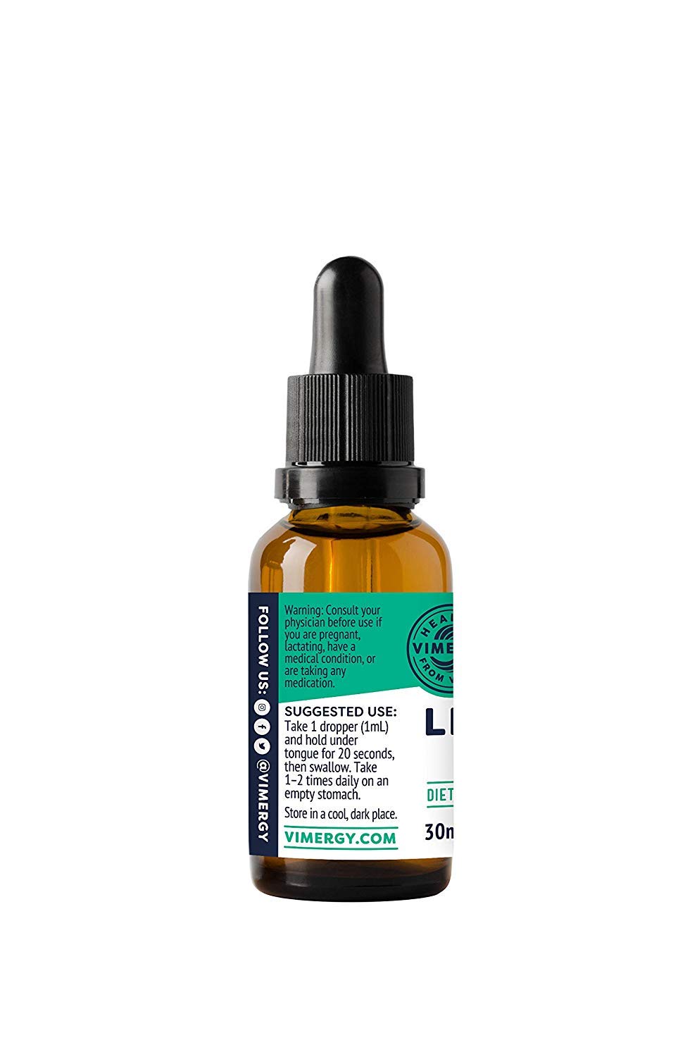 Vimergy USDA Organic Liquid Vitamin B12 Supplement 2500 mcg, Methylcobalamin & Adenosylcobalamin Fast-Absorbing Energy Support, Vegan, Non-GMO B12 Vitamins for Women & Men 30 Serving (30 mL)