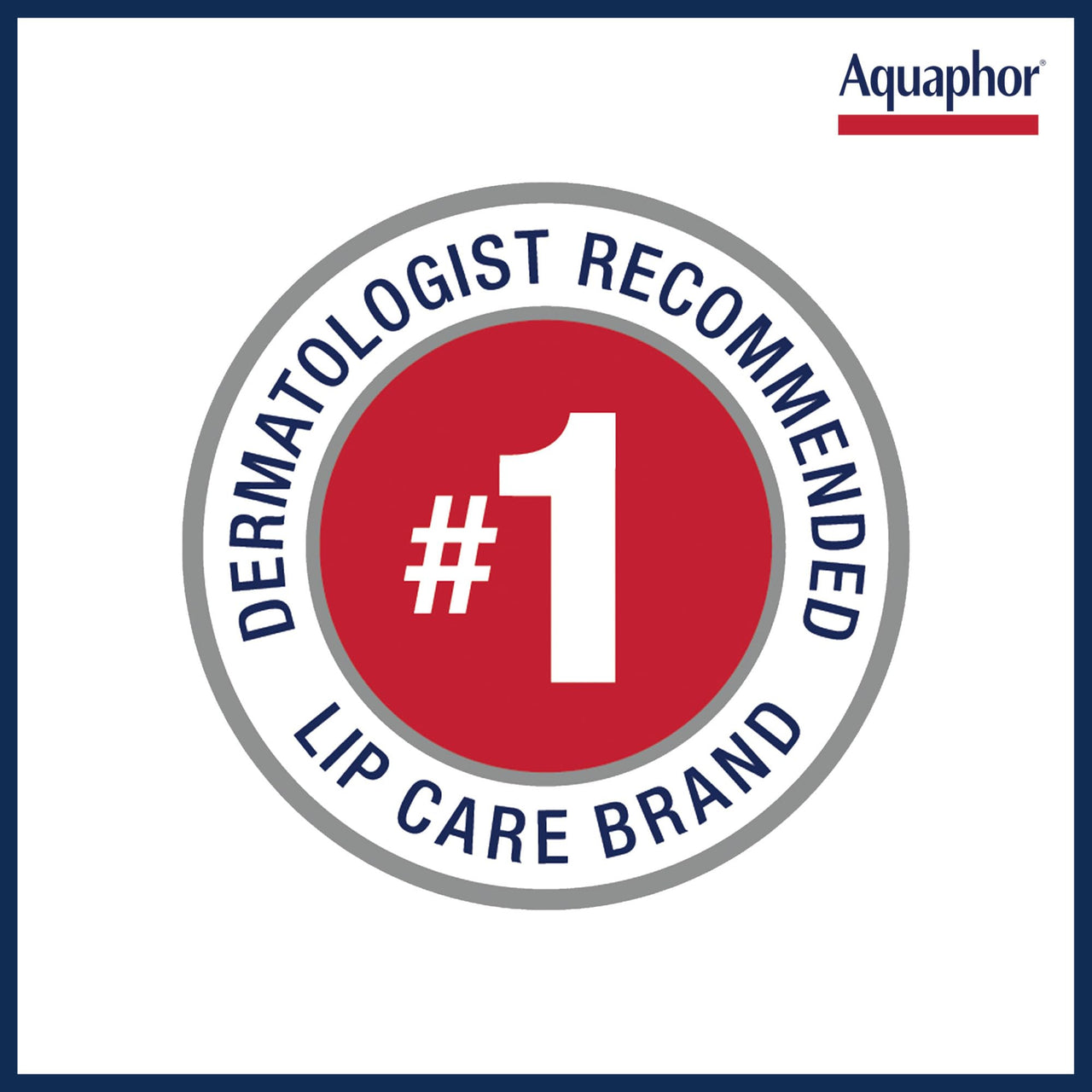 Aquaphor Lip Protectant and Sunscreen Ointment - Broad Spectrum SPF 30 - Relieves Chapped Lips - .35 fl. Oz. Tube
