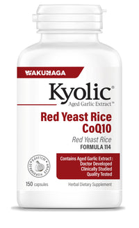 Thumbnail for Kyolic Aged Garlic Extract Formula 114, Red Rice Yeast & Coq10, 150 Capsules