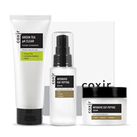 Thumbnail for coxir INTENSIVE EGF PEPTIDE GIFT SET / Birthday Gift /Foam Cleanser+Serum+Cream/EGF, Peptide, Niacinamide, Collagen l Lightweight, quick absorbing, Lifting, Firming l Korean Skincare