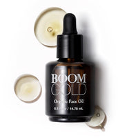 Thumbnail for Boom Gold ™ Lightweight & Luxurious Facial Oil with Organic Ingredients for a Softer, Smoother, More Luminous Skin, with Kukui Nut & Frankincense Oil, Boom Beauty by Cindy Joseph (0.5 Oz)