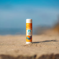 Thumbnail for Badger Mineral Kids Sunscreen Face Stick SPF 35, Zinc Oxide Travel Size Sunscreen Stick for Kids, 97% Organic Ingredients, Reef Safe, Water Resistant, .65 oz