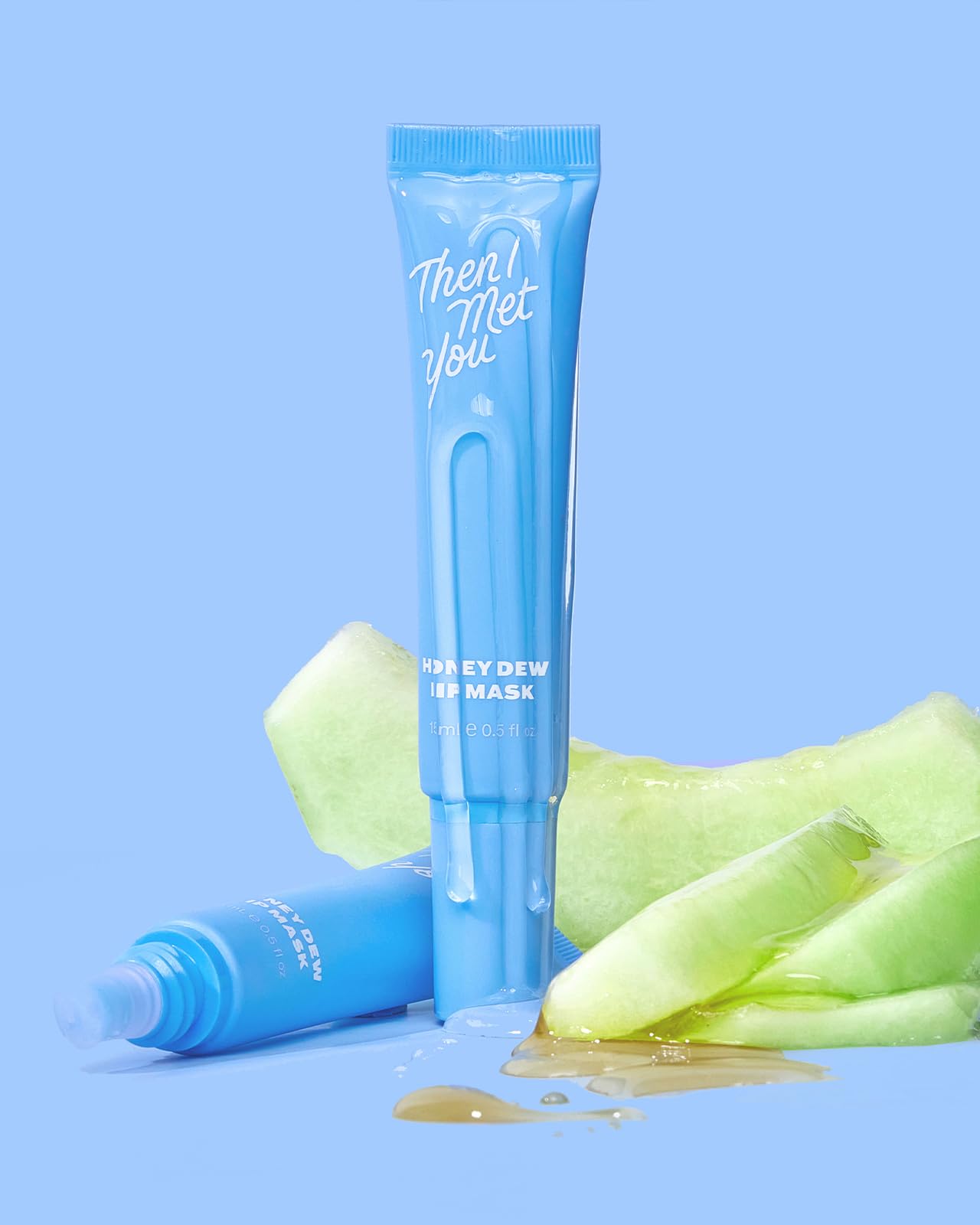 Then I Met You Honey Dew Lip Mask, Nourishing & Moisturizing Lip Mask & Exfoliating Balm with Honeydew, Squalane plus Honey Extract, 0.5 oz