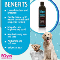 Thumbnail for EQyss Premier Pet Shampoo - Cleanses & Moisturizes Coat, Adds Volume, Intensifies Colors, Residue-free Finish - For All Dogs, Cats, Puppies (16 oz)