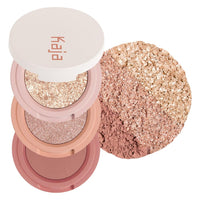 Thumbnail for Kaja Beauty Bento Collection - Bouncy Eyeshadow Trio | 16 Peach Madeline | Nude Peach Tone | Vegan, Cruelty free