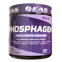 Thumbnail for EAS Phosphagen Ultimate Creatine Powder | Power, Strength, Muscle Size, & Cell Volumization | Pure 99.9% Potency | 100 Servings (Unflavored)