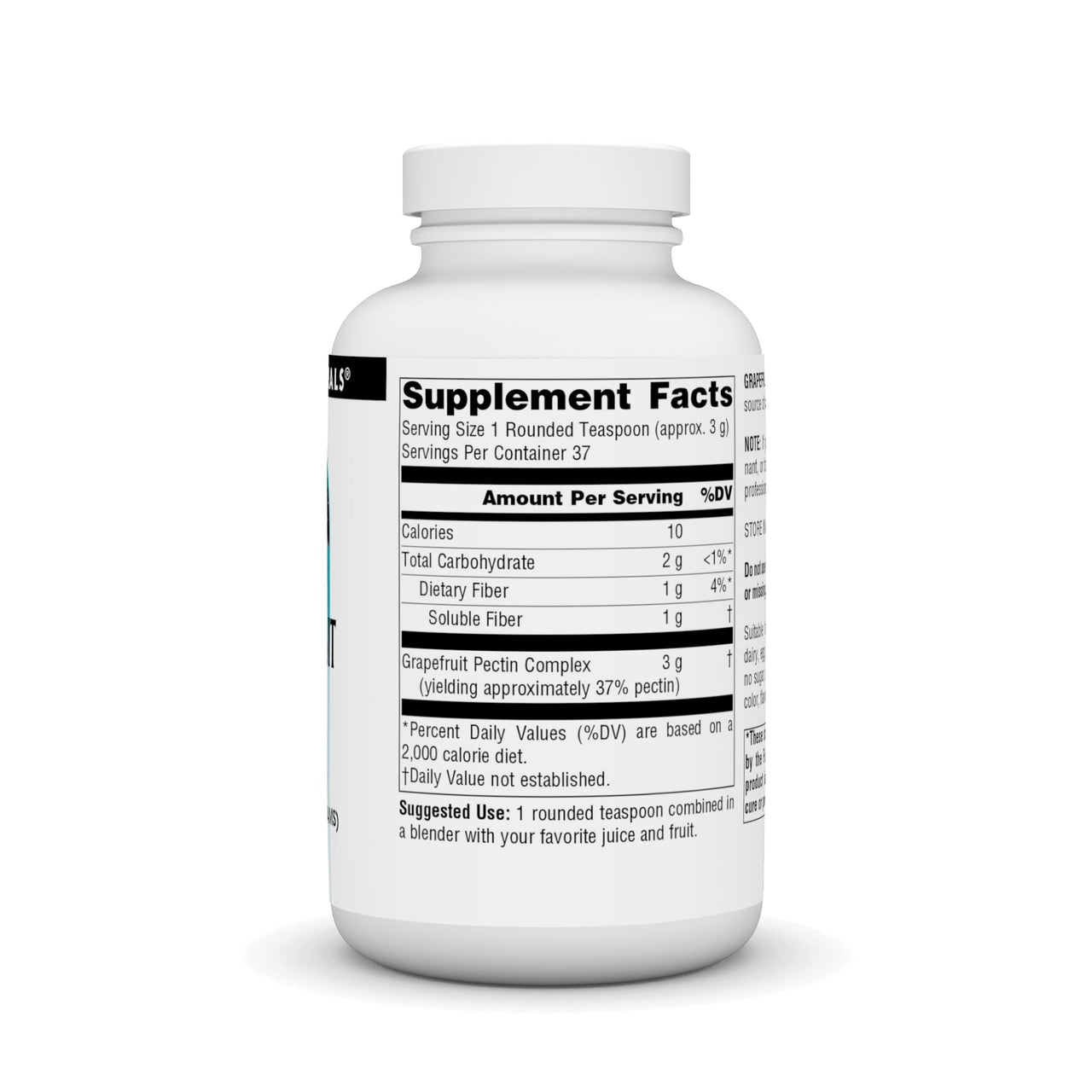 Source Naturals Grapefruit Pectin, Soluble Fiber - Dietary Supplement - 4 oz POWDER