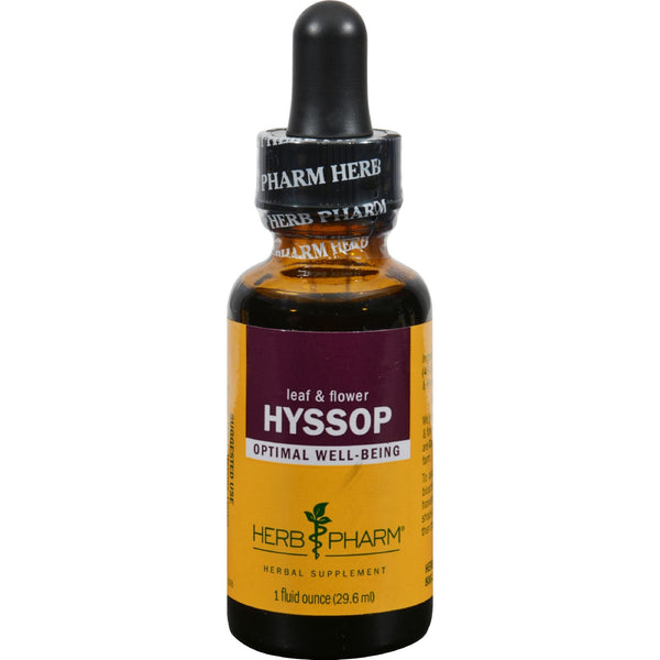 HERB PHARM Organic Hyssop Extract, 1 FZ