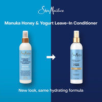 Thumbnail for Shea Moisture Leave-In Conditioner, Multi-Action Spray 2-Pack, Manuka Honey & Yogurt Hydrate & Repair for Dry, Damaged Hair, 8 Oz Ea