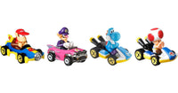 Thumbnail for Hot Wheels Mario Kart Vehicle 4-Pack, Set of 4 Fan-Favorite Characters Includes 1 Exclusive Model, Collectible Gift for Kids & Fans Ages 3 Years Old & Up