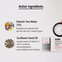Thumbnail for BY WISHTREND] Vitamin 75 maximizing cream, facial moisturizers, vitamin C&E, 50ml | All skin type, light-texture, refreshing-finish