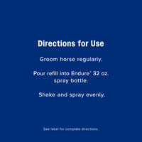 Thumbnail for Farnam Endure Sweat-Resistant Fly Spray for Horses, Sweat-Rsistant Formula Lasts Up to 14 Days, Kills and Repels Against Flies, Gnats, Mosquitoes, Ticks & Lice, 128 oz.