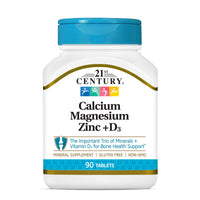 Thumbnail for 21st Century Cal Mag Zinc +D Tablets, 90 Count