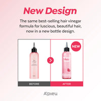Thumbnail for A’PIEU Raspberry Hair Vinegar Rinse - Scalp Clean & Detox for Oily and Itchy Scalp, Buildup & Dandruff Scalp Treatment, pH-Balancing for Fresh and Shiny Hair. Korean Haircare. 6.76 fl oz