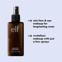 Thumbnail for e.l.f. Makeup Mist & Set - Large Lightweight, Long Lasting, All-Day Wear Revitalizes, Refreshes, Hydrates, Soothes Infused with Aloe, Green Tea and Cucumber 4 Fl Oz