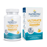 Thumbnail for Nordic Naturals Ultimate Omega in Fish Gelatin, Lemon Flavor - 60 Soft Gels - 1280 mg Omega-3 - High-Potency Fish Oil Supplement - EPA & DHA - Promotes Brain & Heart Health - Non-GMO - 30 Servings