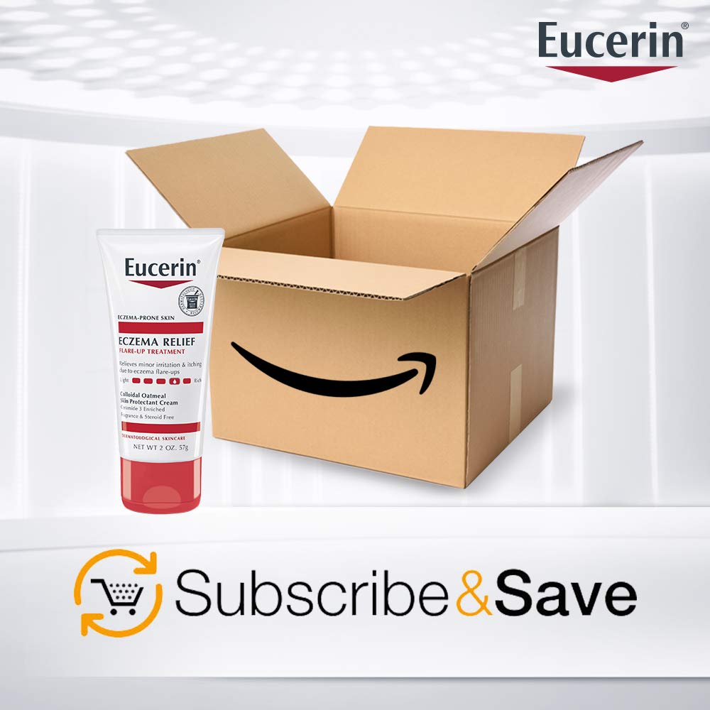 Eucerin Eczema Relief Flare-up Treatment - Provides Immediate Relief for Eczema-Prone Skin - 5 oz. Tube