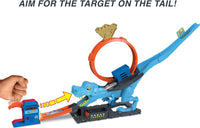 Thumbnail for Hot Wheels City T-Rex Chomp Down Track Set & 1 Toy Car