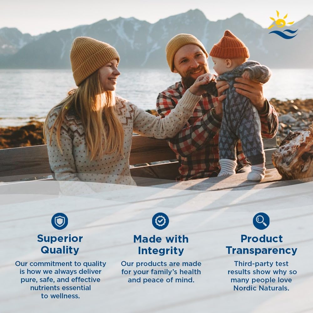 Nordic Naturals Complete Omega-D3, Lemon Flavor - 120 Soft Gels - 565 mg Omega-3 + 70 mg GLA + 1000 IU Vitamin D3 - EPA & DHA - Healthy Skin, Cognition, Positive Mood - Non-GMO - 60 Servings