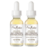 Thumbnail for SheaMoisture Coconut Oil for Face - Daily Hydration Overnight Face Oil with Coconut Milk & Acacia Senegal, Argan Oil for Skin, Organic Shea Butter, Hydrating, Vitamin E, 1 Oz (Pack of 2)