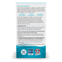 Thumbnail for Nordic Naturals Ultimate Omega, Lemon Flavor - 180 Soft Gels - 1280 mg Omega-3 - High-Potency Fish Oil with EPA & DHA - Promotes Brain & Heart Health - Non-GMO - 90 Servings