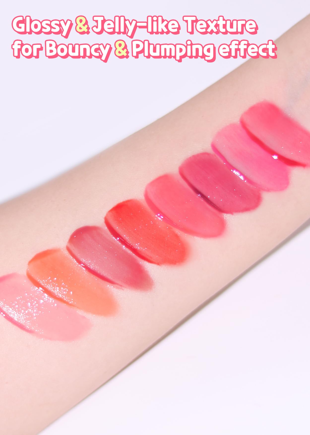 COLORGRAM Juicy Drop Tint 04 Clear Cherry | Juicy Lip Gloss, Glowing Lip Stain with Fruity Colors, Buildable & Blendable, Highly Pigmented