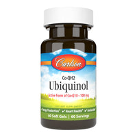 Thumbnail for Carlson - Co-QH2 Ubiquinol, Active Form of Co-Q10-100 mg, Energy Production & Heart Health, Antioxidant, 60 Softgels