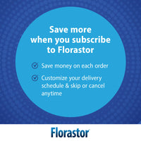 Thumbnail for Florastor Probiotics for Digestive and Immune Health, 100 Capsules, Probiotics for Women & Men, Helps Flush Out Bad Bacteria, Boosts The Good with Our Unique Strain Saccharomyces Boulardii