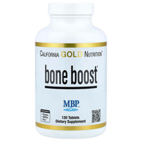 Thumbnail for California Gold Nutrition Bone Boost Supplement, Support for Bone Health, Nutrient Blend with Calcium and Vitamin D, Vegetarian Friendly, Gluten Free, Non-GMO, 120 Tablets